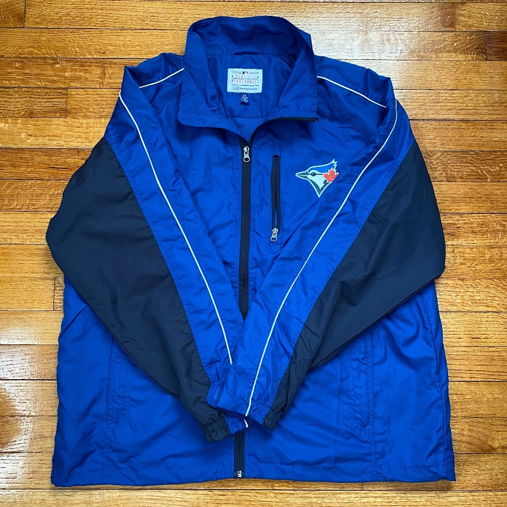 Toronto Blue Jays MLB Full-Zip Jacket - (Men's / LARGE)